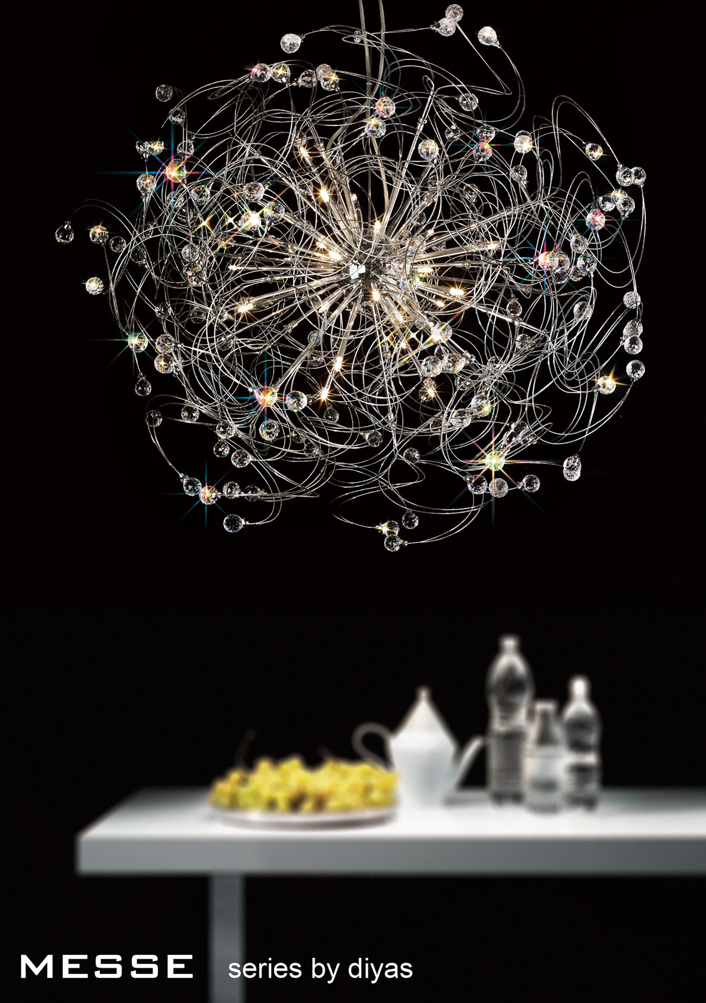 Messe Crystal Ceiling Lights Diyas Statement Crystal Fittings Messe Crystal Ceiling Lights Diyas Statement Crystal Fittings